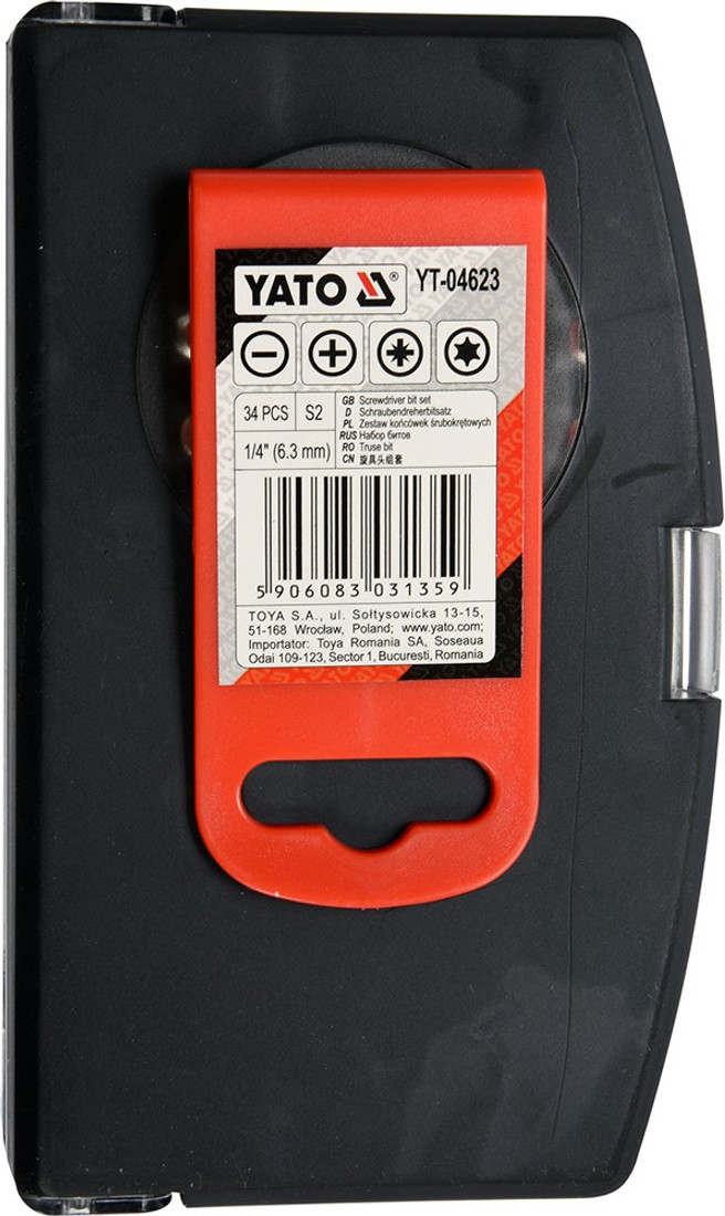 Yato Yt 04623 Tightening And Loosening Screwdriver Bits And Sockets For Car Services And Motoring Aisi S2 Stainless Steel Screwdriver Bit Set Price In India Buy Yato Yt 04623 Tightening And Loosening Screwdriver