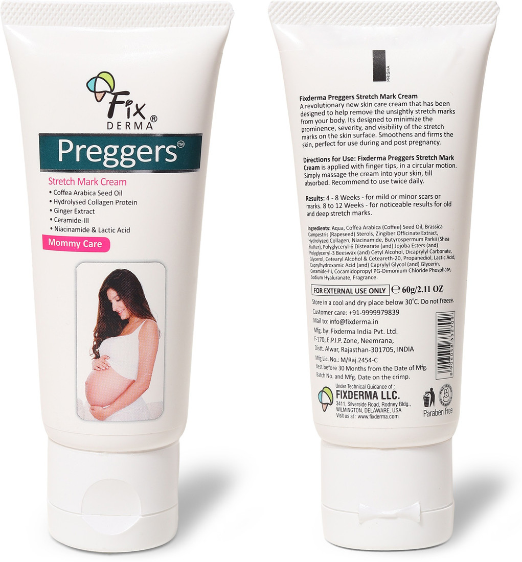 Fixderma Pregger S Anti Stretch Mark Cream 60gm Price In India Buy Fixderma Pregger S Anti Stretch Mark Cream 60gm Online In India Reviews Ratings Features Flipkart Com