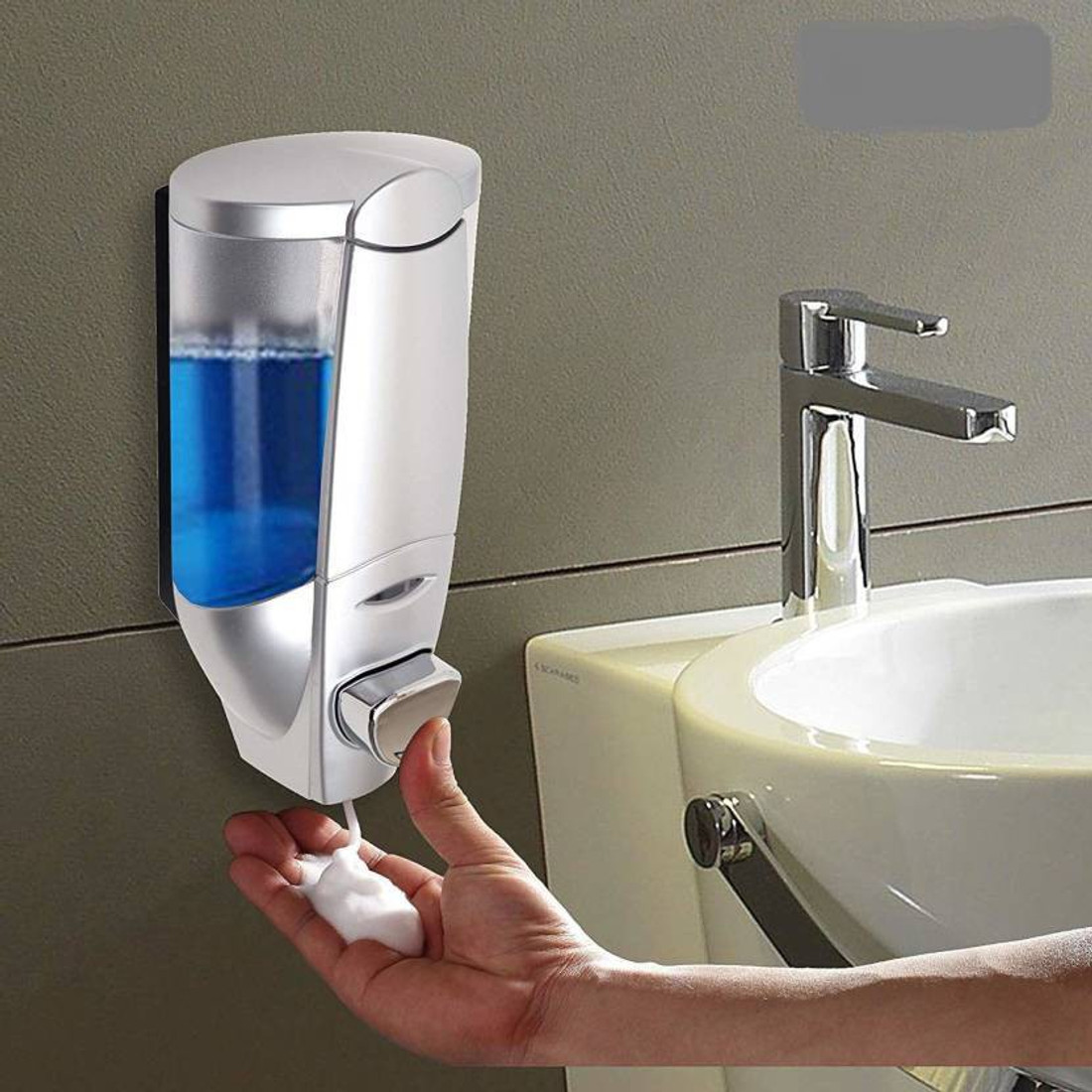 Dr Homz N Kitch Bathroom Wall Mounted Liquid Soap Dispenser Set Dr Homz N Kitch Bathroom Wall Mounted