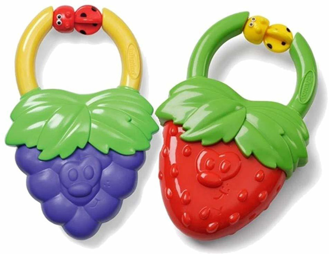 vibrating strawberry teether