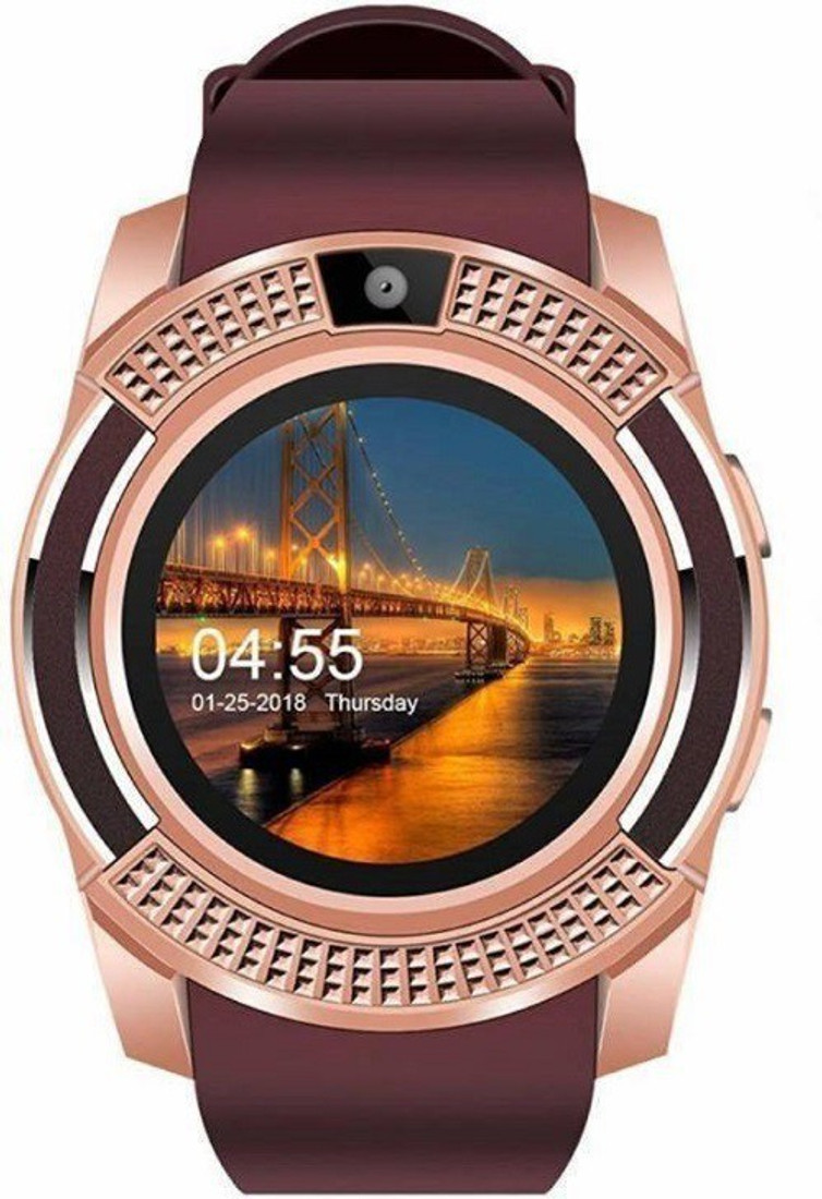 smart watch v8 gold