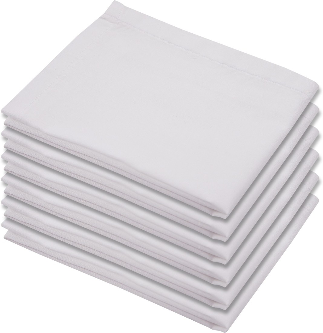 plain white handkerchief