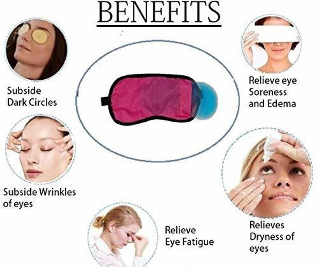 Tashkurst Sleeping Rest Ice Gel Eye Mask For Resting Insomnia