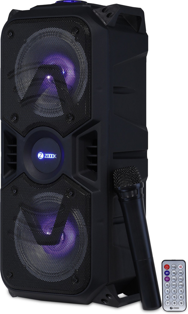zoook rocker thunder plus 40 w bluetooth party speaker