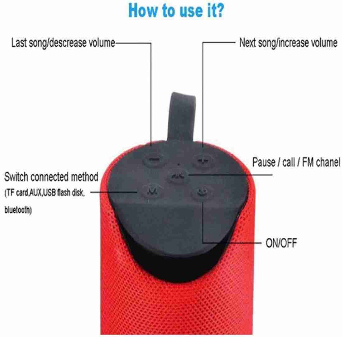 Buy Pentroclick Super Sound Quality With High Bass Sd Card Aux Pendrive Bluetooth Calling Supported Design Mobile Tablet Laptop Computer 10 W Bluetooth Speaker Online From Flipkart Com