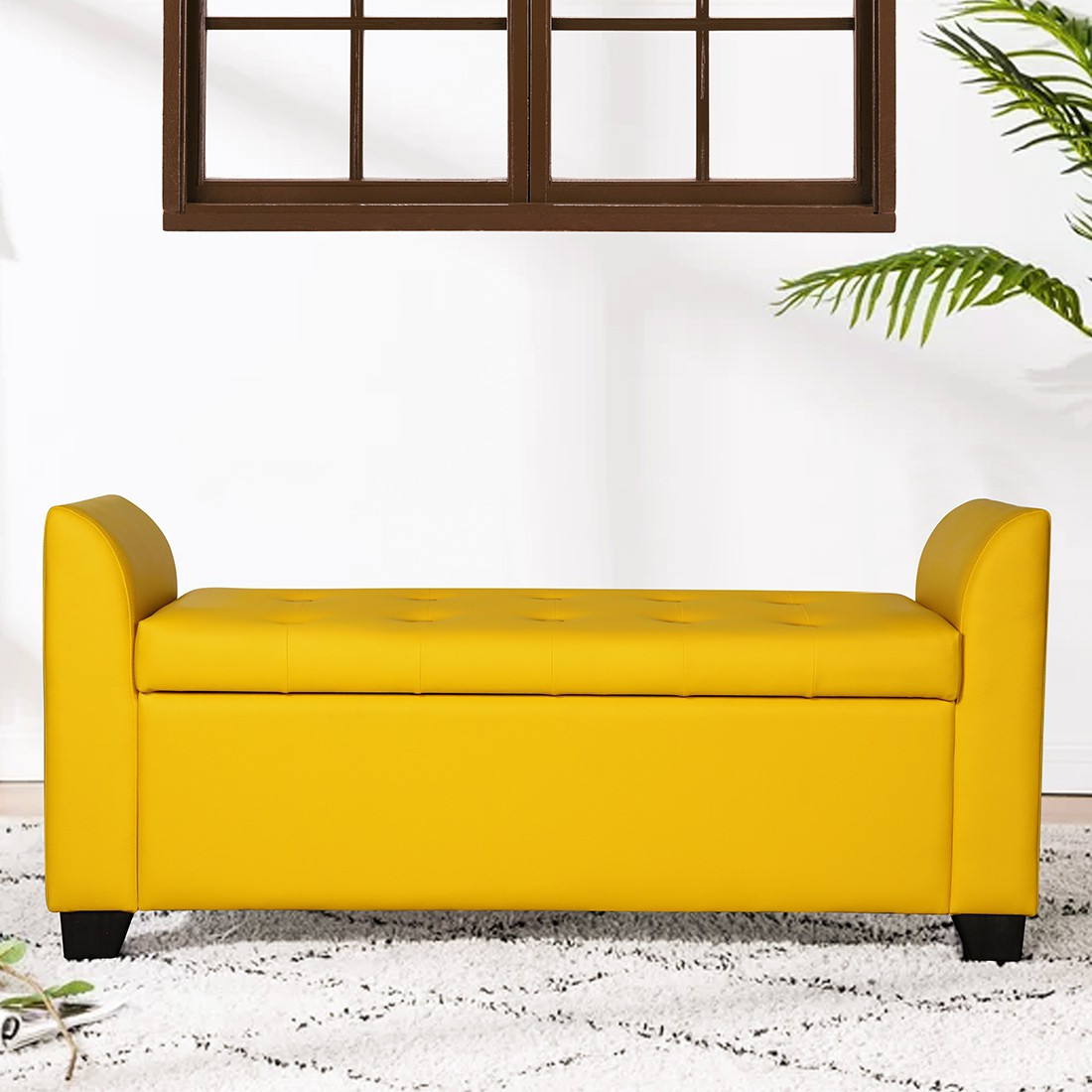Trevi Polo Storage Bench Leatherette Settee Price In India Buy Trevi Polo Storage Bench Leatherette Settee Online At Flipkart Com
