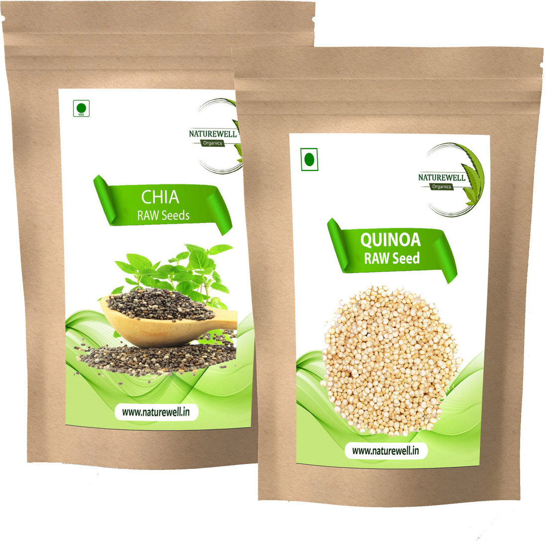 Naturewell Combo Pack Of Chia Seed And Quinoa Seed Raw Seeds 100 Gram Each Price In India Buy Naturewell Combo Pack Of Chia Seed And Quinoa Seed Raw Seeds 100 Gram