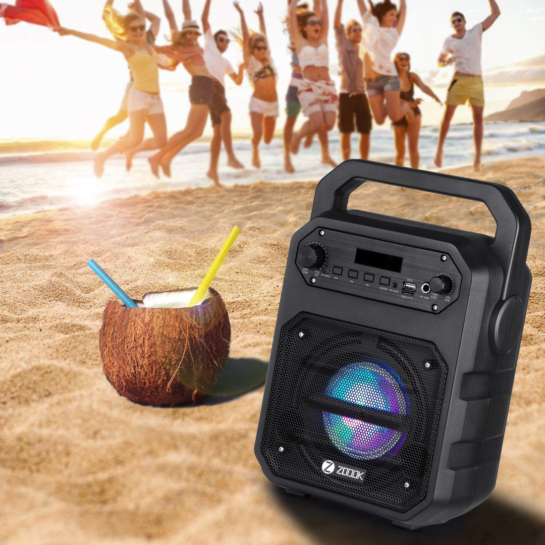 zoook rocker thunder 20 watts bluetooth speaker
