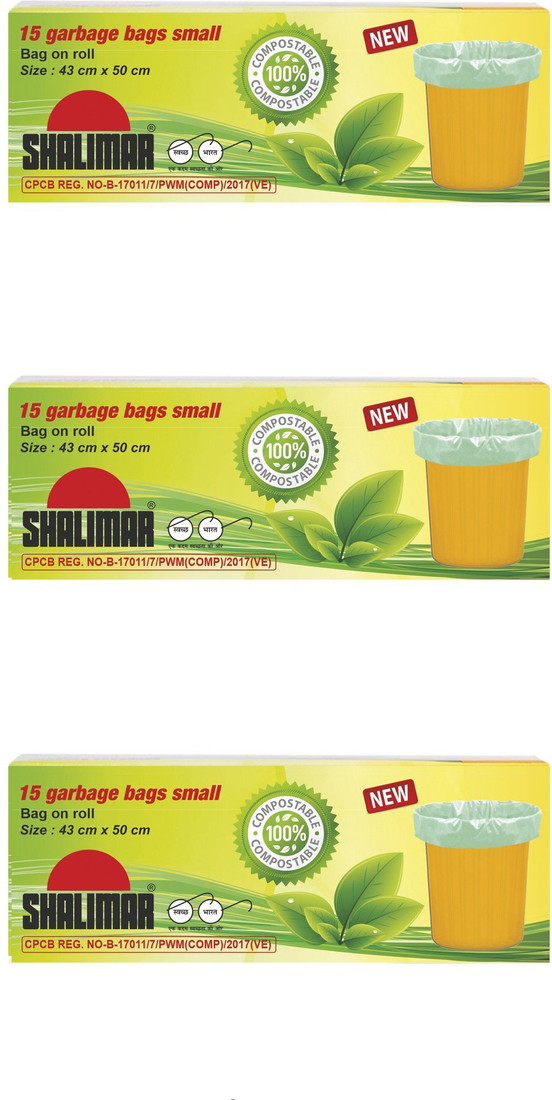 Shalimar Compostable Biodegradable 100 Recyclable Garbage