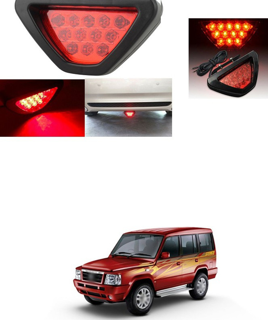 Xertz Led Car Blinking Brake Light Triangle F1 Style Rear Tail Brake Lamp 12v Universal Fit For All Cars Red Z227 Car Fancy Lights Price In India Buy Xertz Led Car