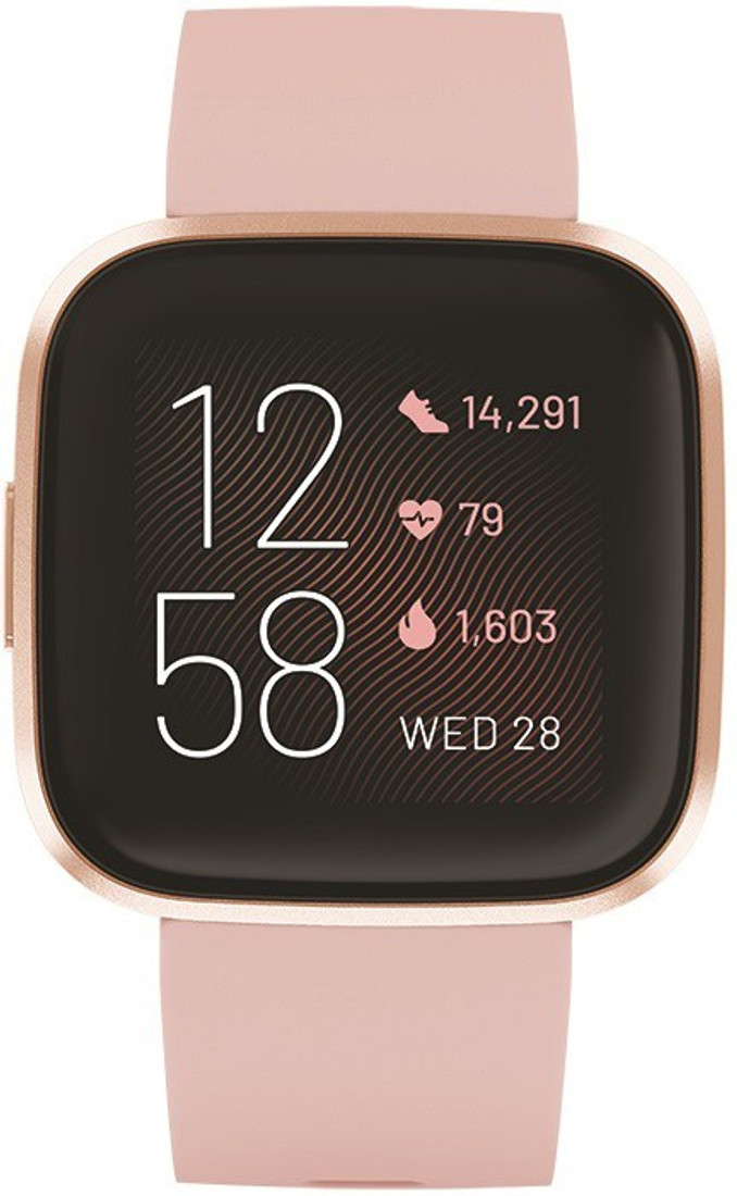 fitbit versa smartwatch pink