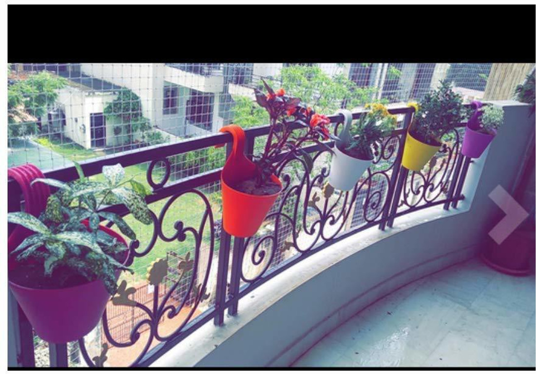 Go Hooked Hanging Planters For Plants Railing Flower Pots Balcony Hook Pack Of 9 A381 Plant Container Set Price In India Buy Go Hooked Hanging Planters For Plants Railing Flower Pots