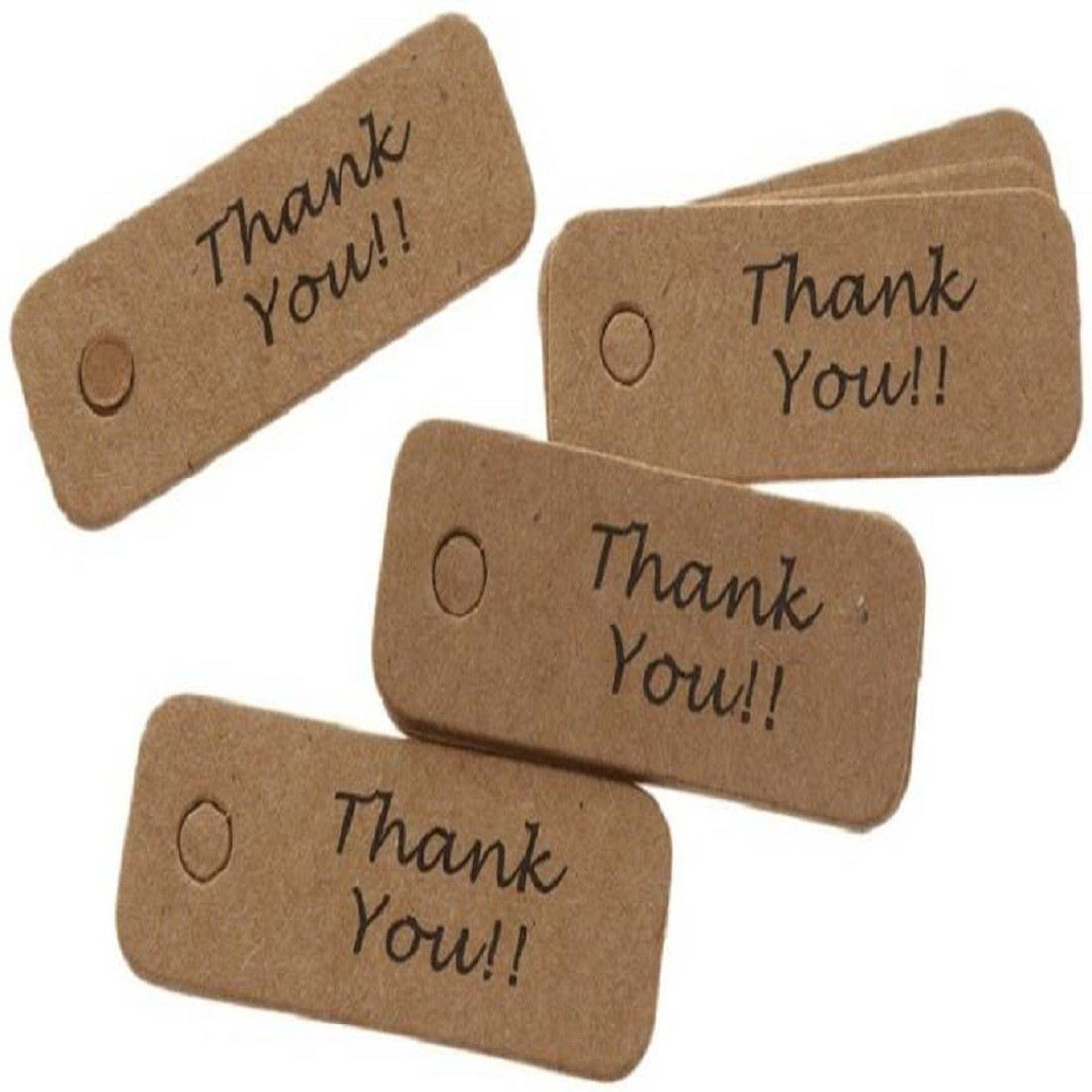 Baggallini Kraft Paper Thank You Christmas Gift Tags Labels Hanging Cards 1 97x0 79inch Pack Of 100 Na Paper Label Price In India Buy Baggallini Kraft Paper Thank You Christmas Gift Tags