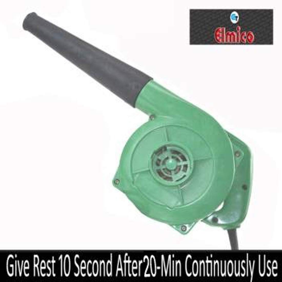 Elmico 100 Copper Binding Electric Air Blower Heavy Duty With 15ft Extension Wire And Saftey Googles Countinuously Use 20 Min Blowers For Cleaning Dust Dust Collector Pc Cleaner Electric Air Blower Ac Cleaner Air Blower