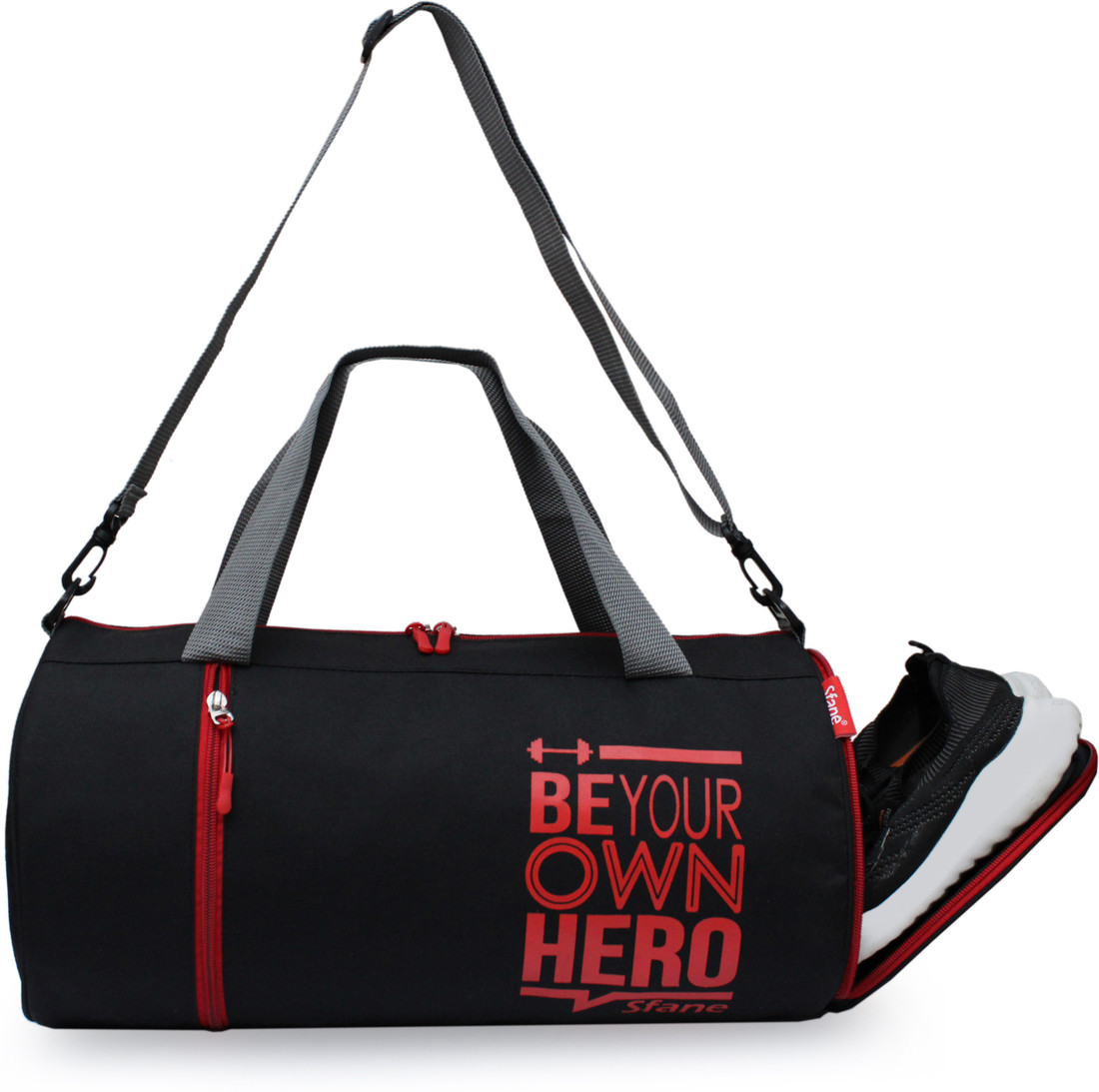 sports bag with separate shoe compartment