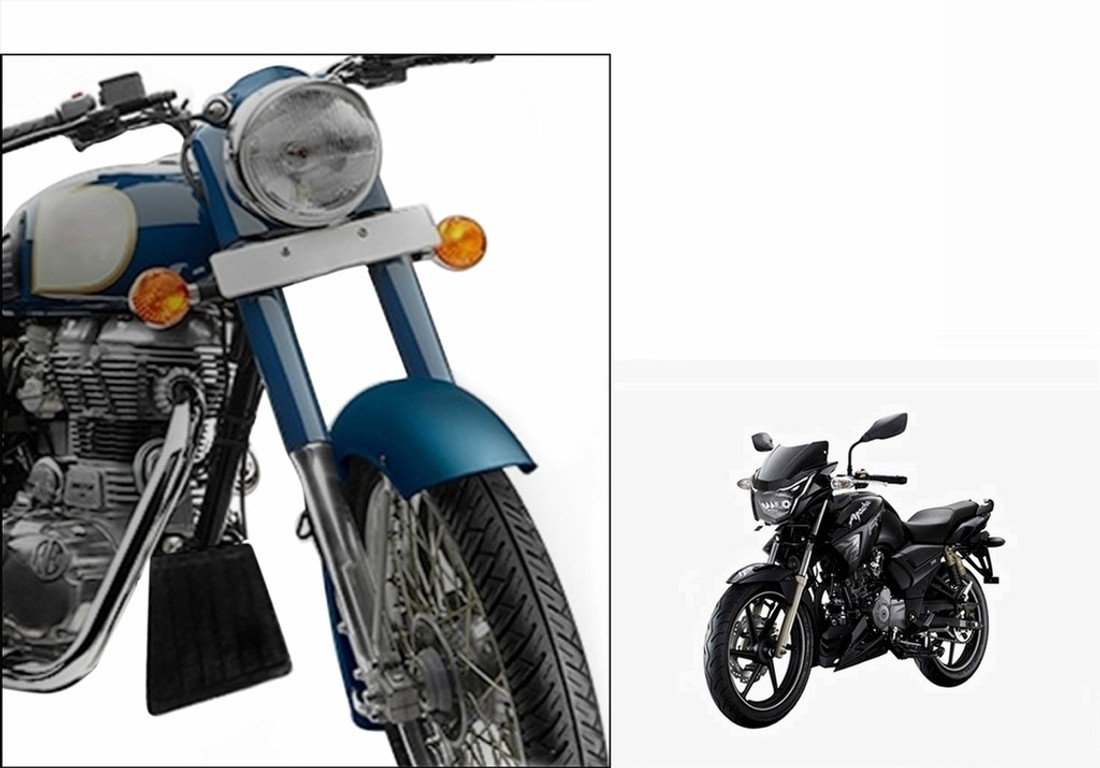 tvs apache rtr 180 front mudguard price