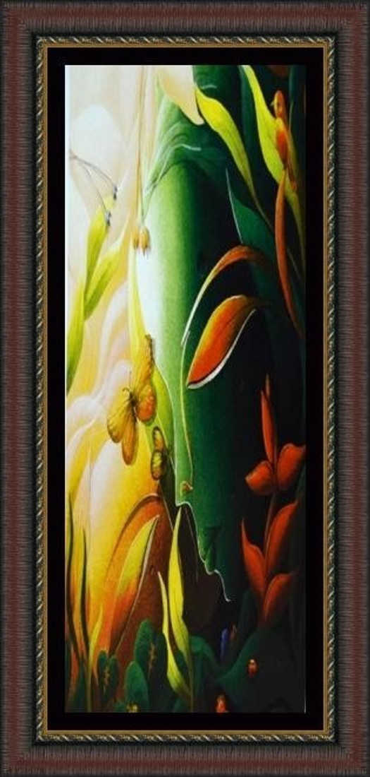 Green Lady Face Artsnyou Printed Paintings Canvas Art Art