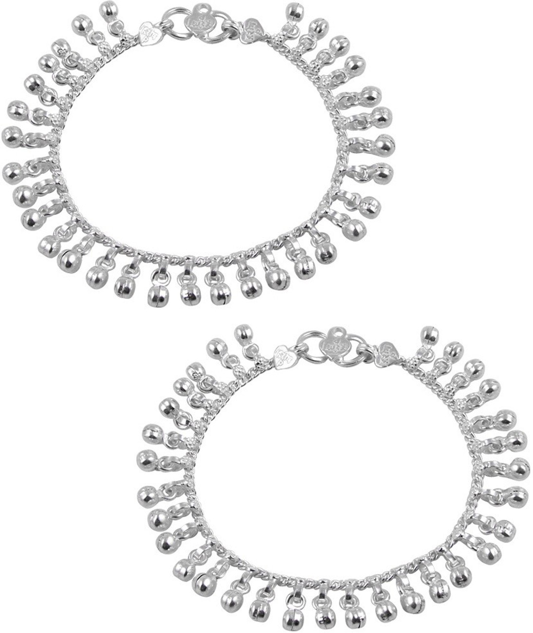 silver baby anklets price
