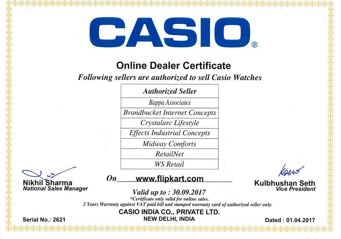 casio authorized online retailers