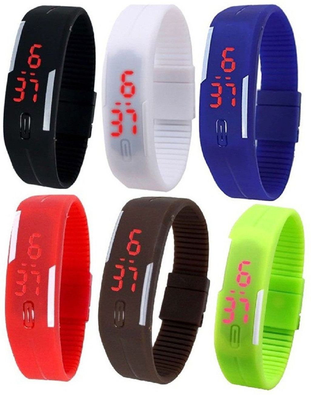 styllent digital black colour watch