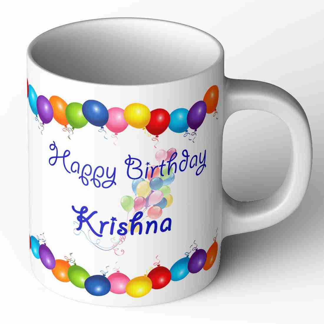 Abaronee Happy Birthday Krishna b001 Ceramic Coffee Mug Price in ...