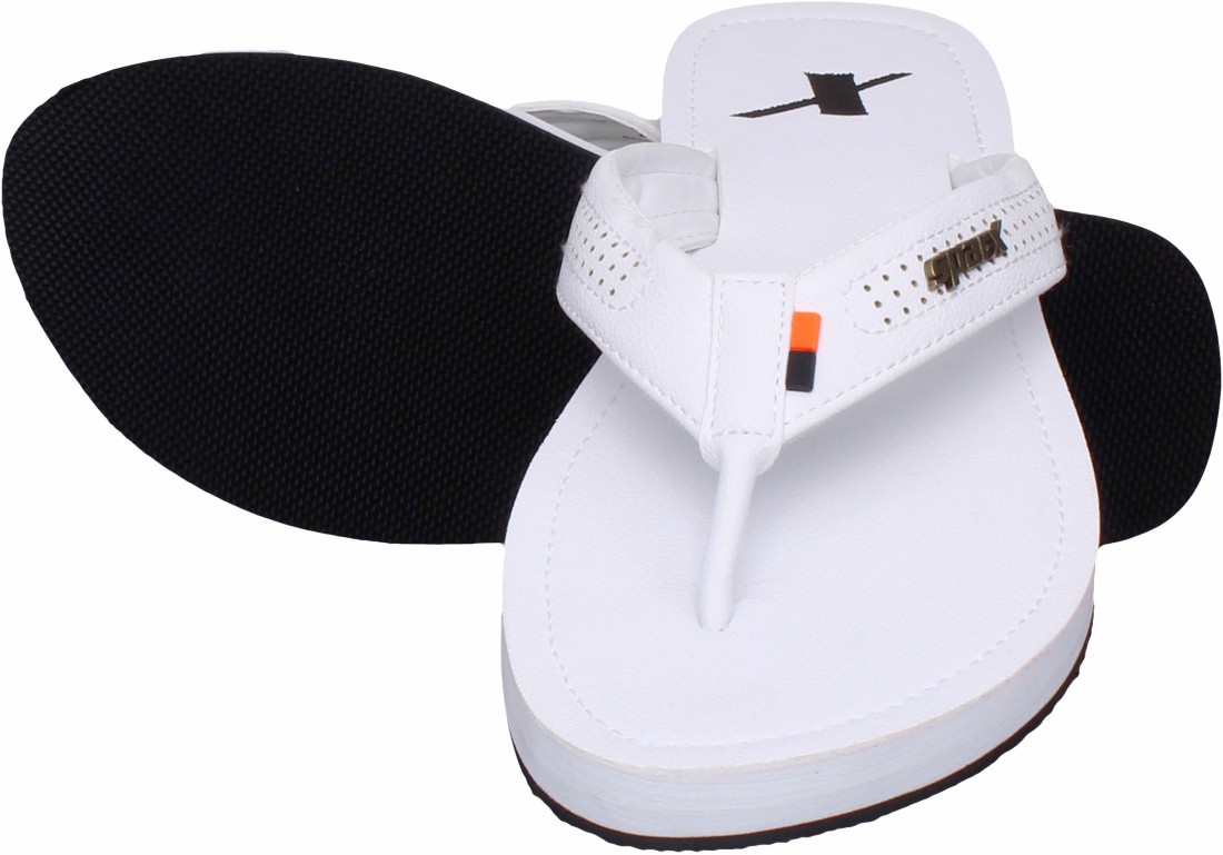 white sparx slippers