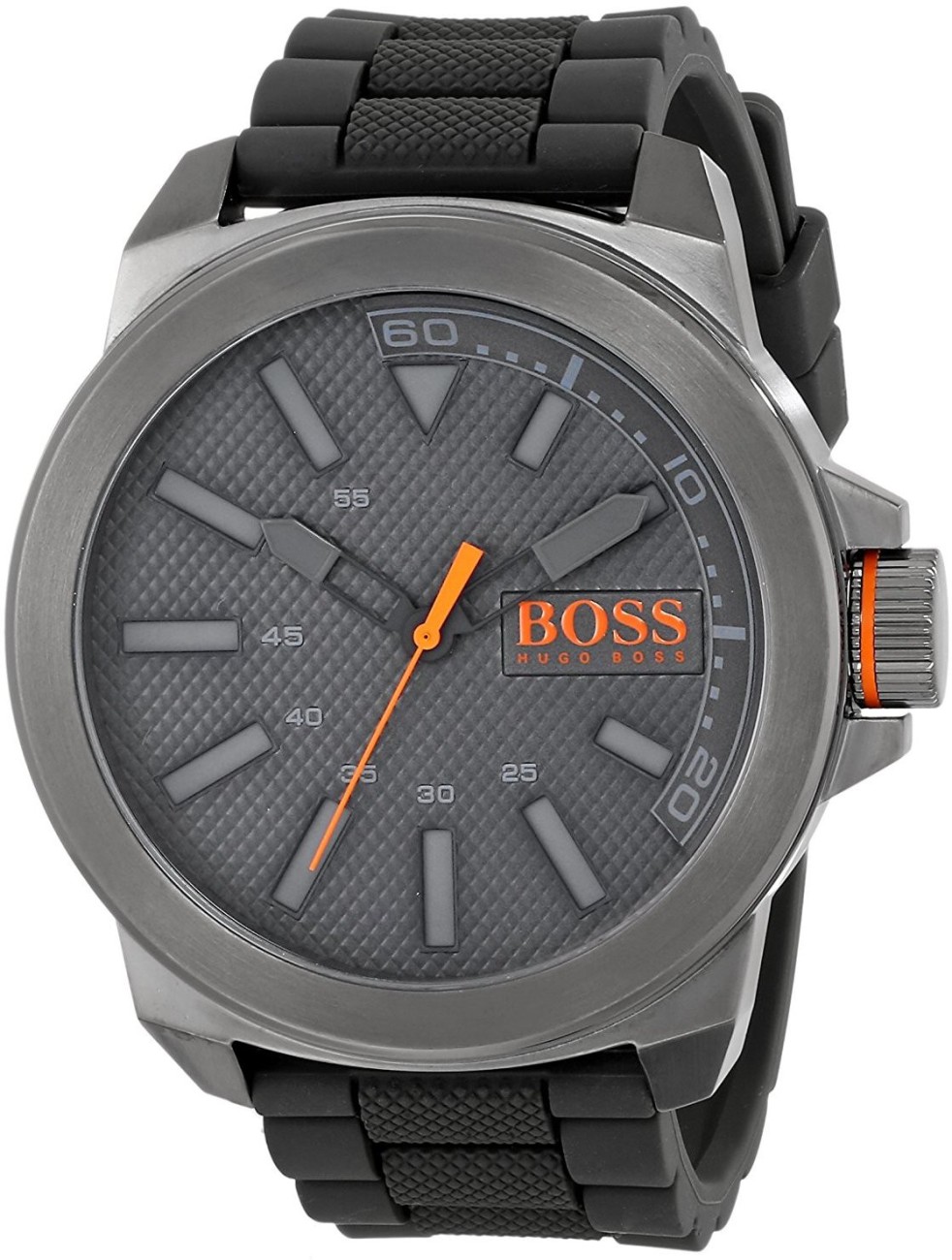 hugo boss orange stainless steel watch