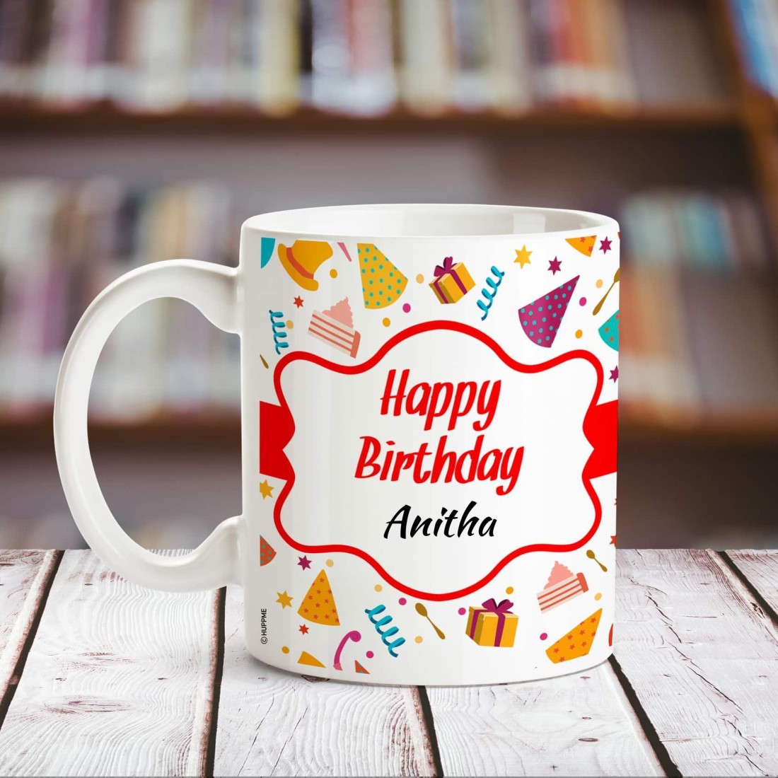 CHANAKYA Happy Birthday Anitha personalized name coffee mug ...