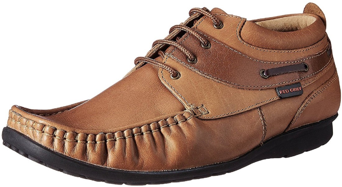 Red Chief RC1199 Men Tan Formal Lace Up 