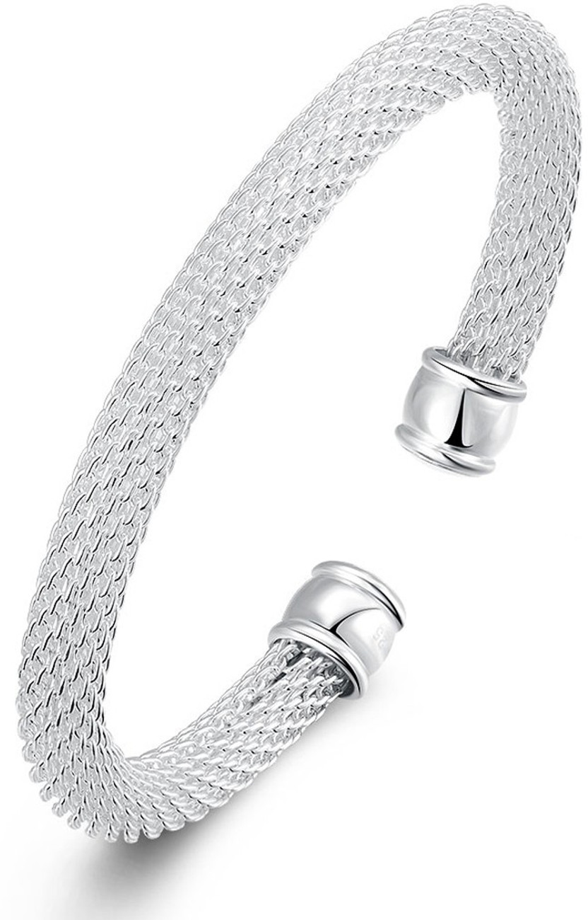 yellow chimes stainless steel rhodium bracelet