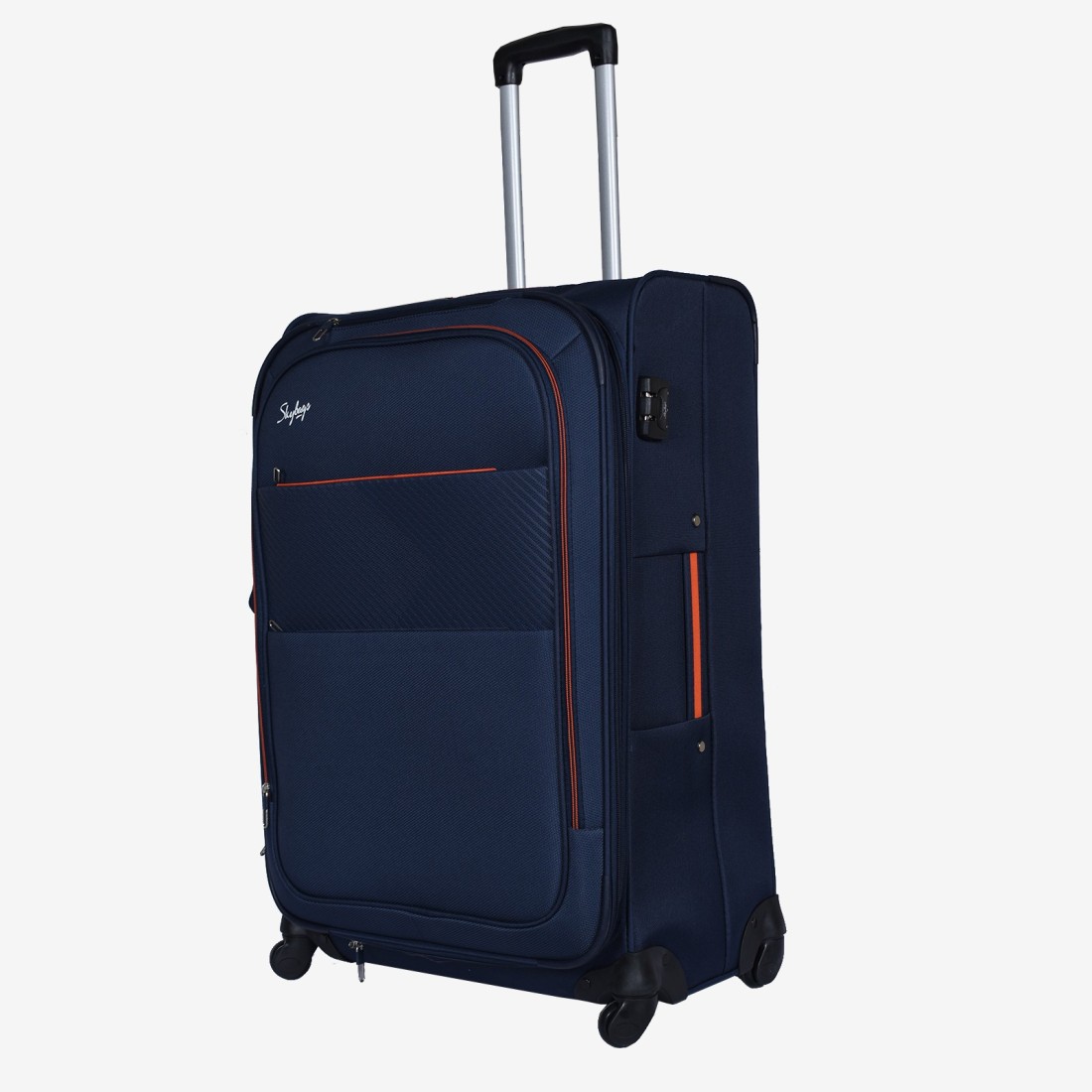 skybags blue trolley