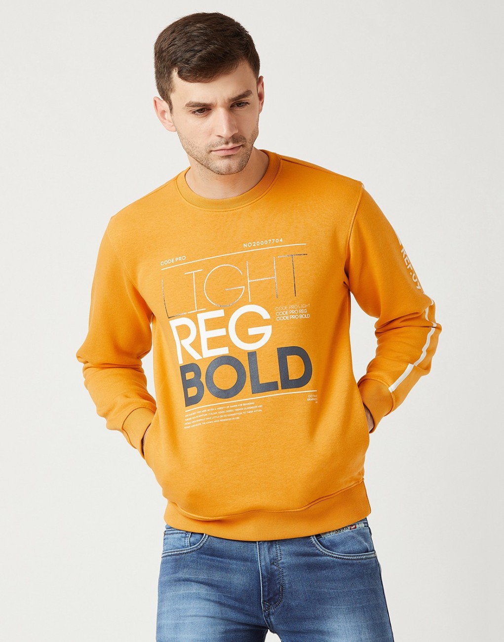 octave yellow sweatshirt