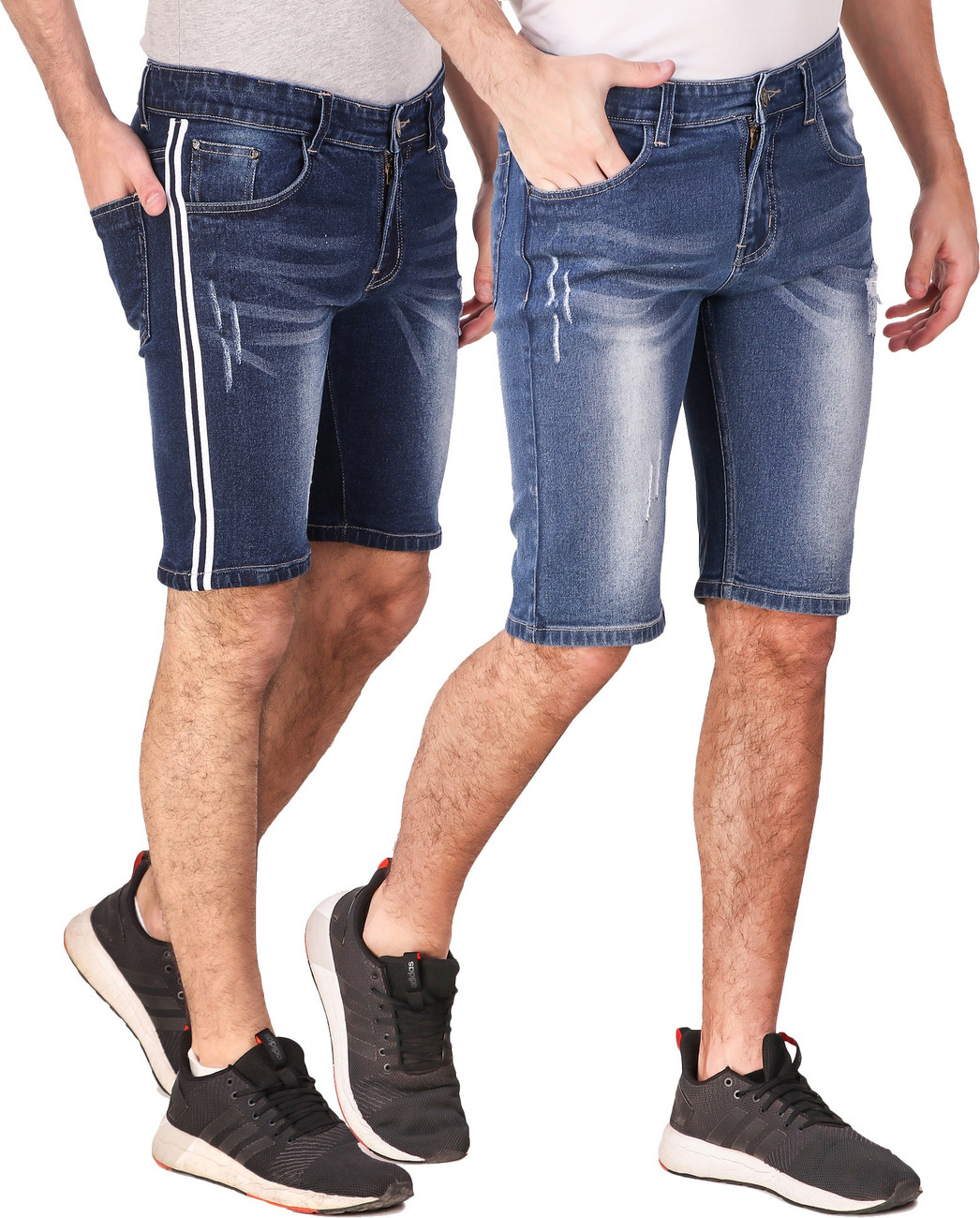 mens denim shorts online india