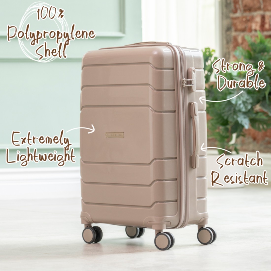 polypropylene luggage durability