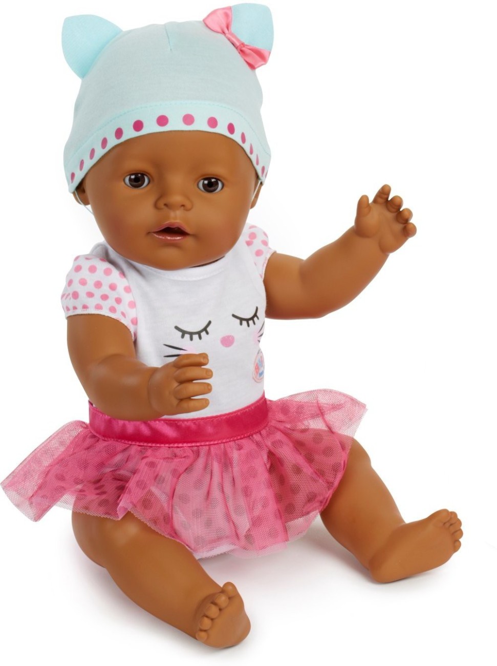 baby born brown eyes doll