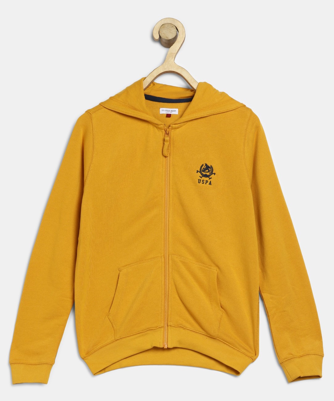 us polo yellow sweatshirt