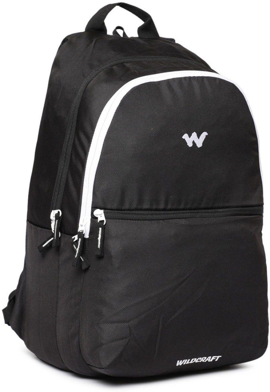 wildcraft unisex black solid backpack