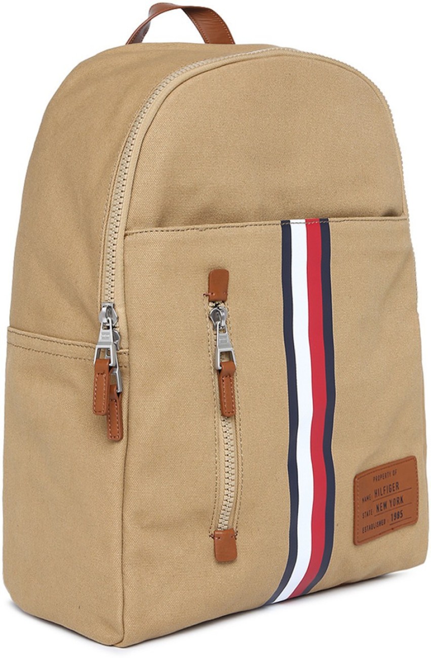 tommy hilfiger backpack beige