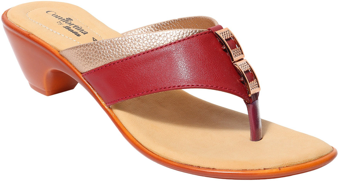 bata red heels