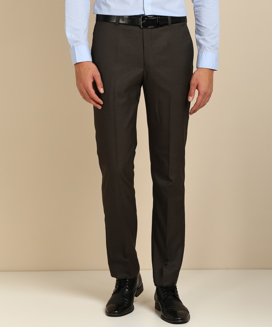 Park Avenue Orange Woman Slim Fit Trouser