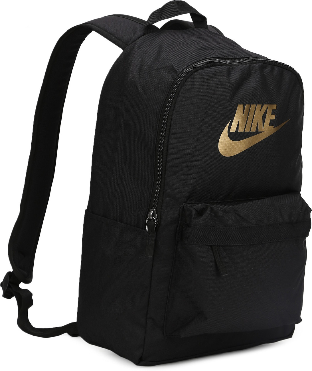 nike grey heritage metallic logo backpack