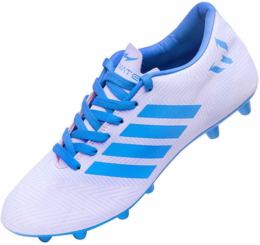 messi shoes blue and white