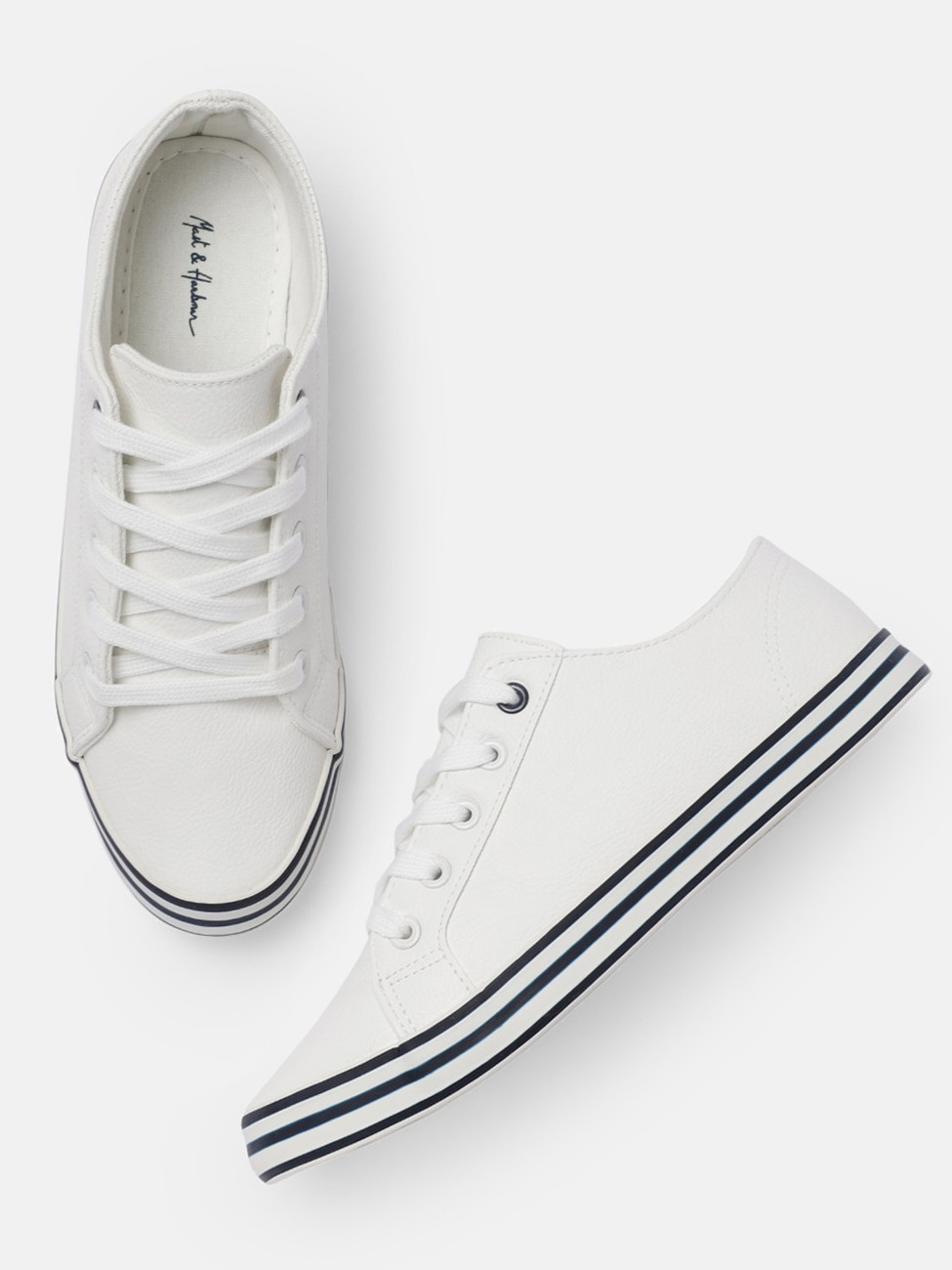 mast and harbour white sneakers