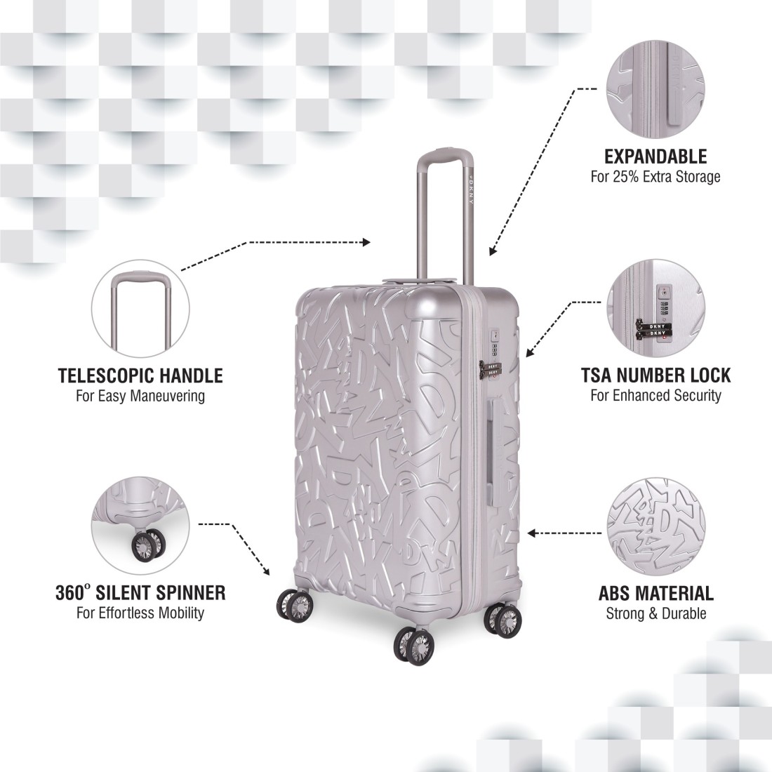 dkny chaos luggage