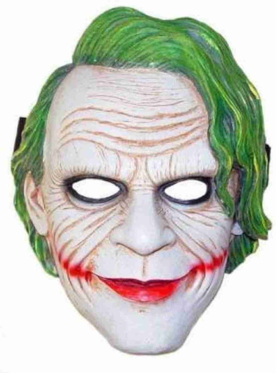 Rangbaaz Enterprises Dark Knight Joker Mask Party Mask (Multicolor ...