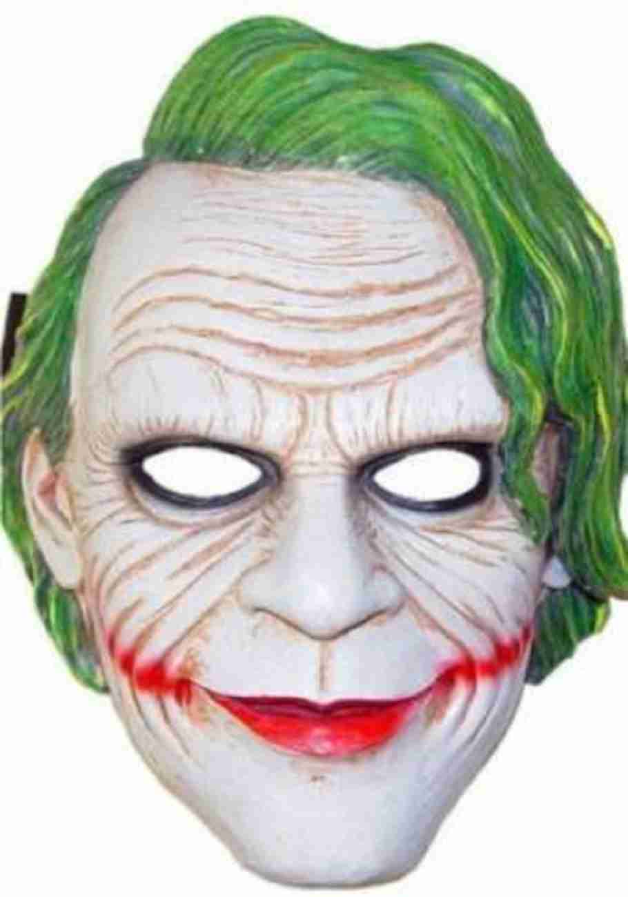Rangbaaz Enterprises Dark Knight Joker Mask Party Mask (Multicolor ...
