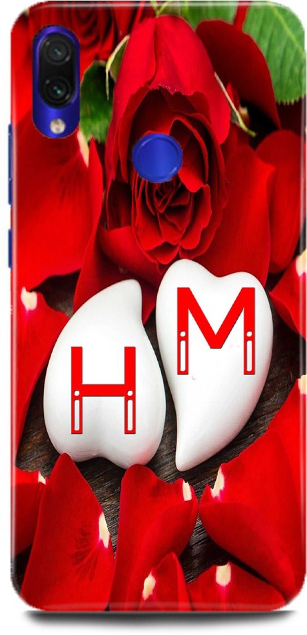 Ignite Back Cover for Redmi Y3/M1810F6I,H Loves M Name,H Name, M ...