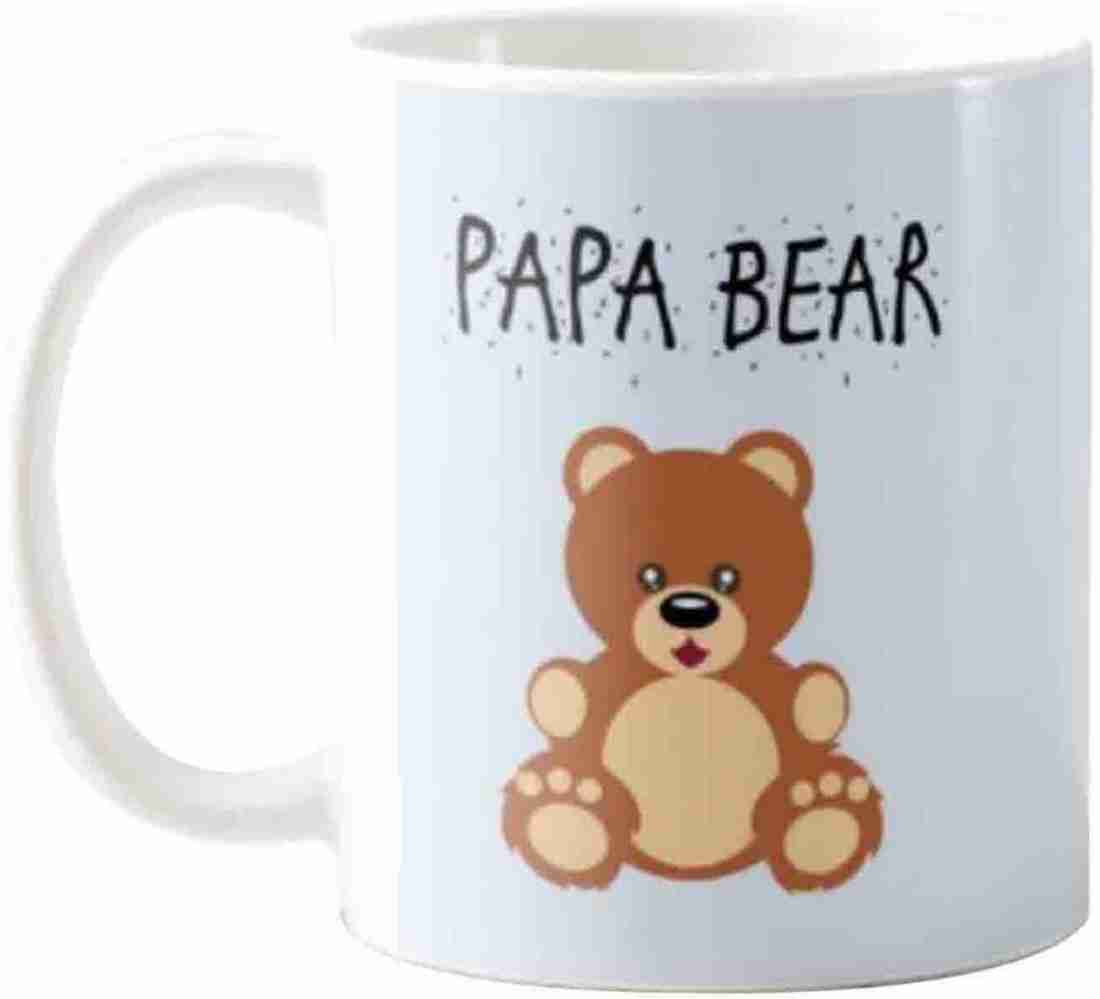 Papa and Mama established bear coffee mug set of two