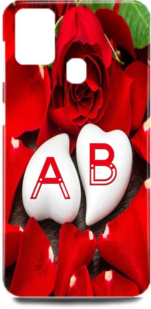 Ignite Back Cover for Samsung Galaxy F41,A Loves B Name,A Name, B ...