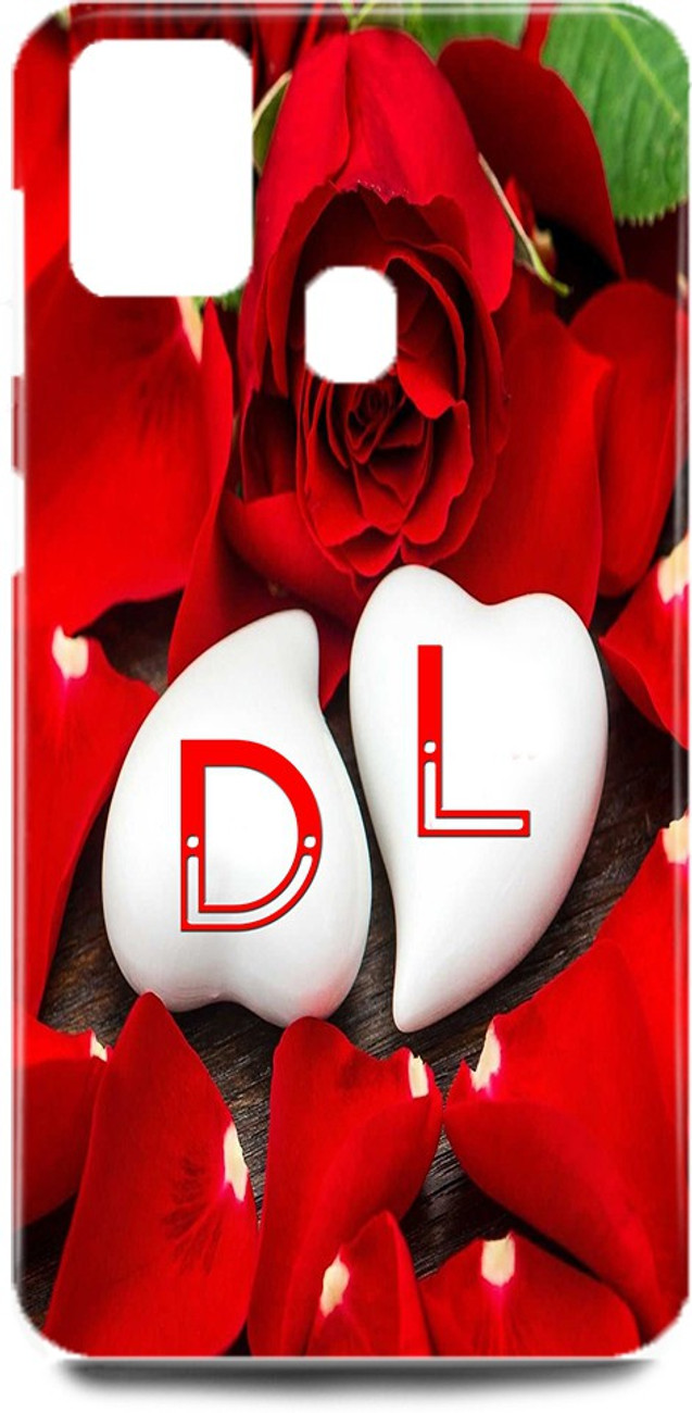 FEBOS Back Cover for Samsung Galaxy M31,D Loves L Name,D Name, L ...